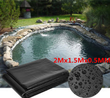 Load image into Gallery viewer, 13 Sizes Thicken Waterproof Liner film Fish Pond Liner Garden Pool Reinforced HDPE Heavy Duty Guaranty Landscaping Pool Pond
